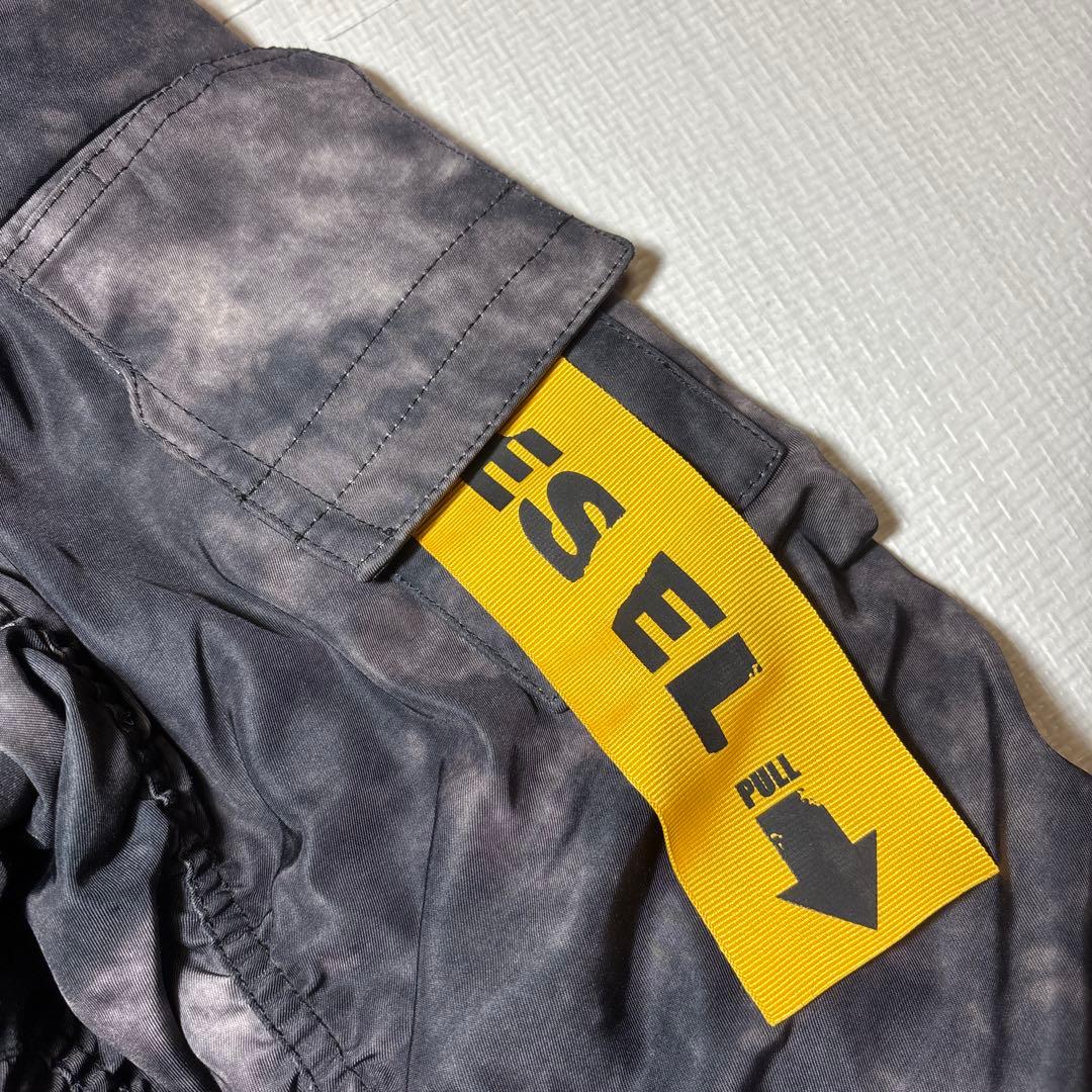 【極美品】DIESEL ムラ染め MA-1 ボンバージャケット デジタルカモ