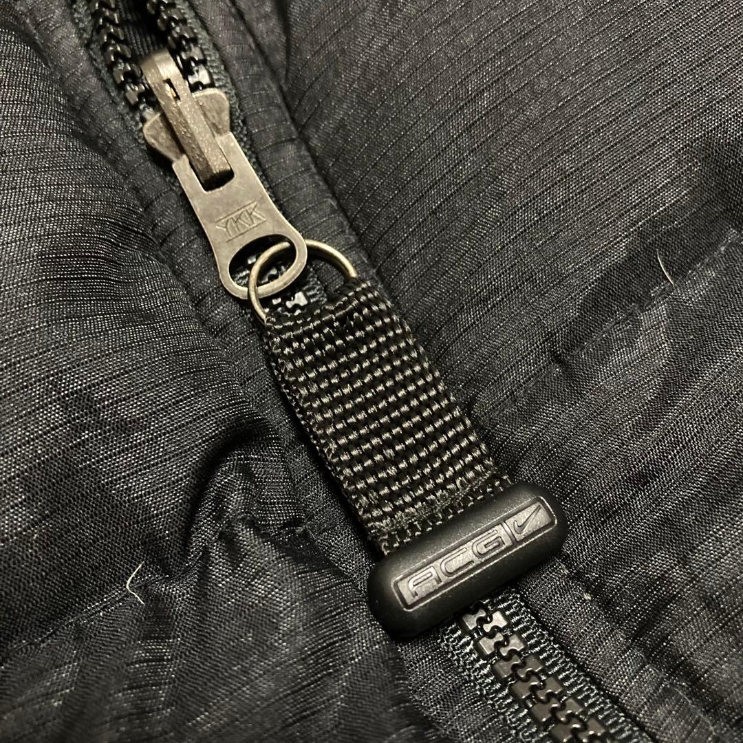【希少　未使用タグ付き】NIKE ACG ダウンベスト 刺繍ロゴ　黒　L