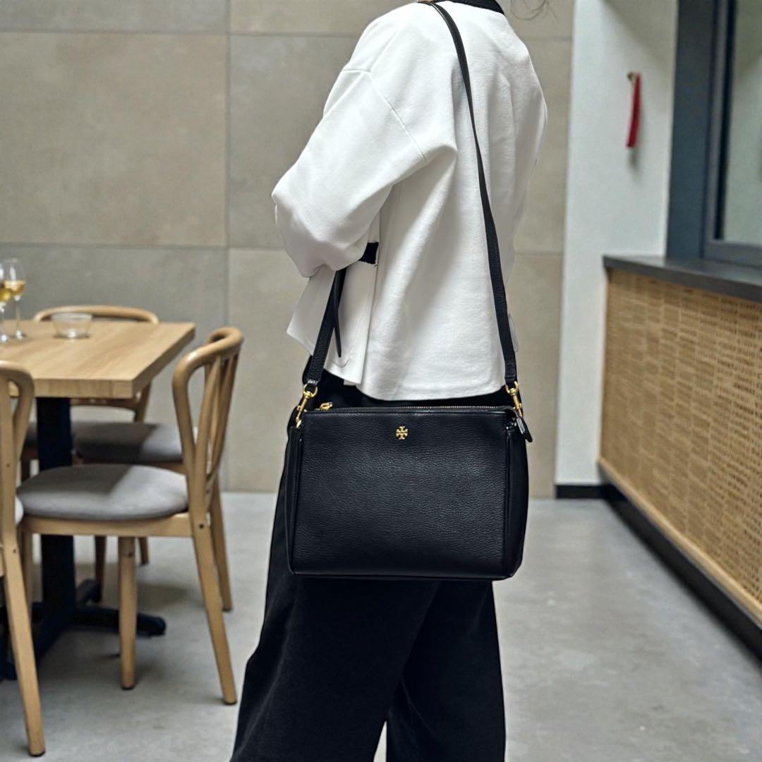 極美品✨TORY BURCH トリーバーチ　2way ショルダーバッグ 黒