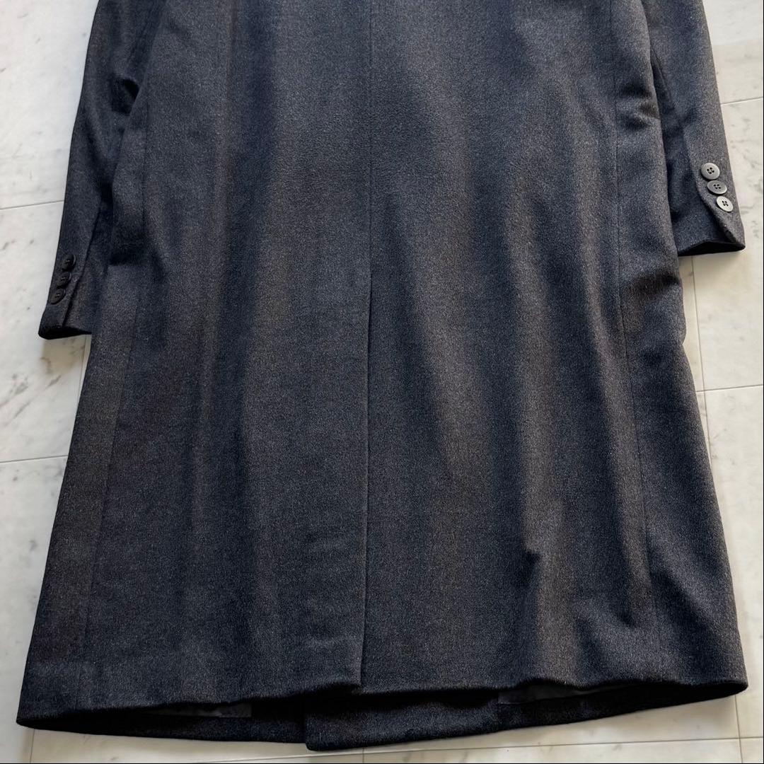 美品 Wind Armor ダブルチェスターコート カシミヤ100% L