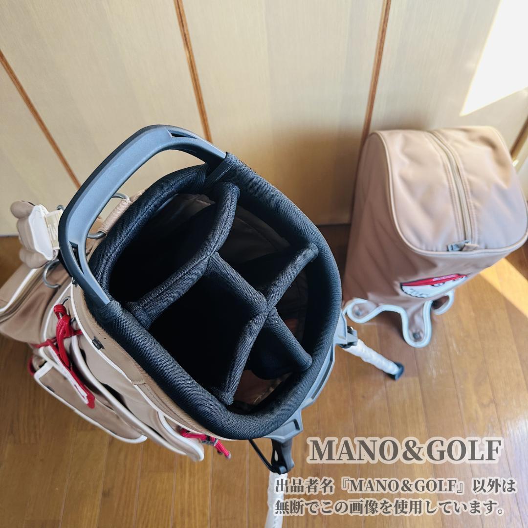 即日発送 マルボンゴルフ キャディバッグ Malbon Golf バック 茶色