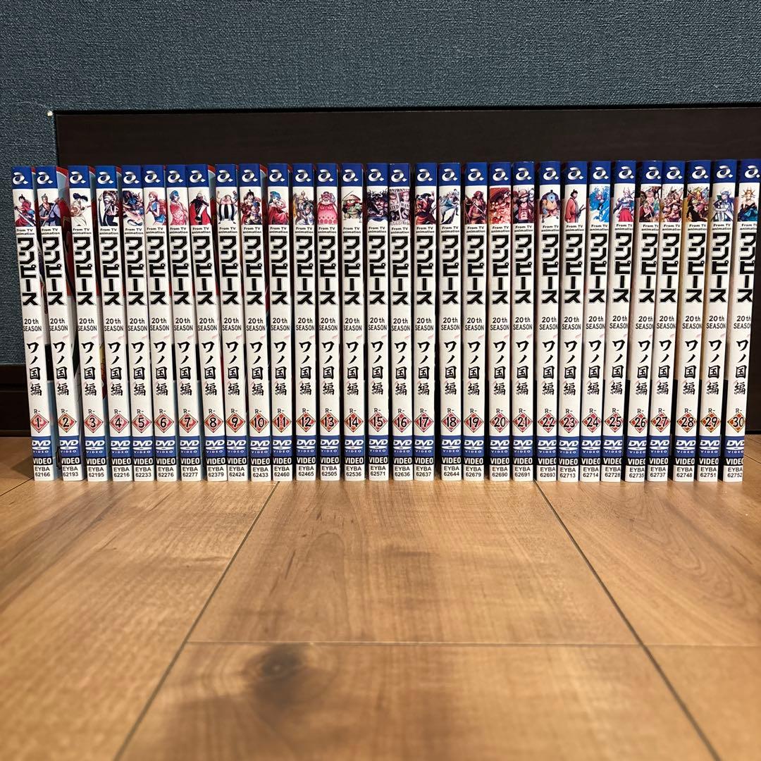 DVD ONE PIECE ワンピース 20th ワノ国編 1～30巻