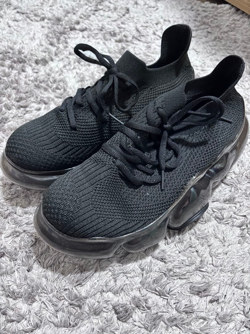 グラウンズ スニーカー厚底レディース 25.5cm