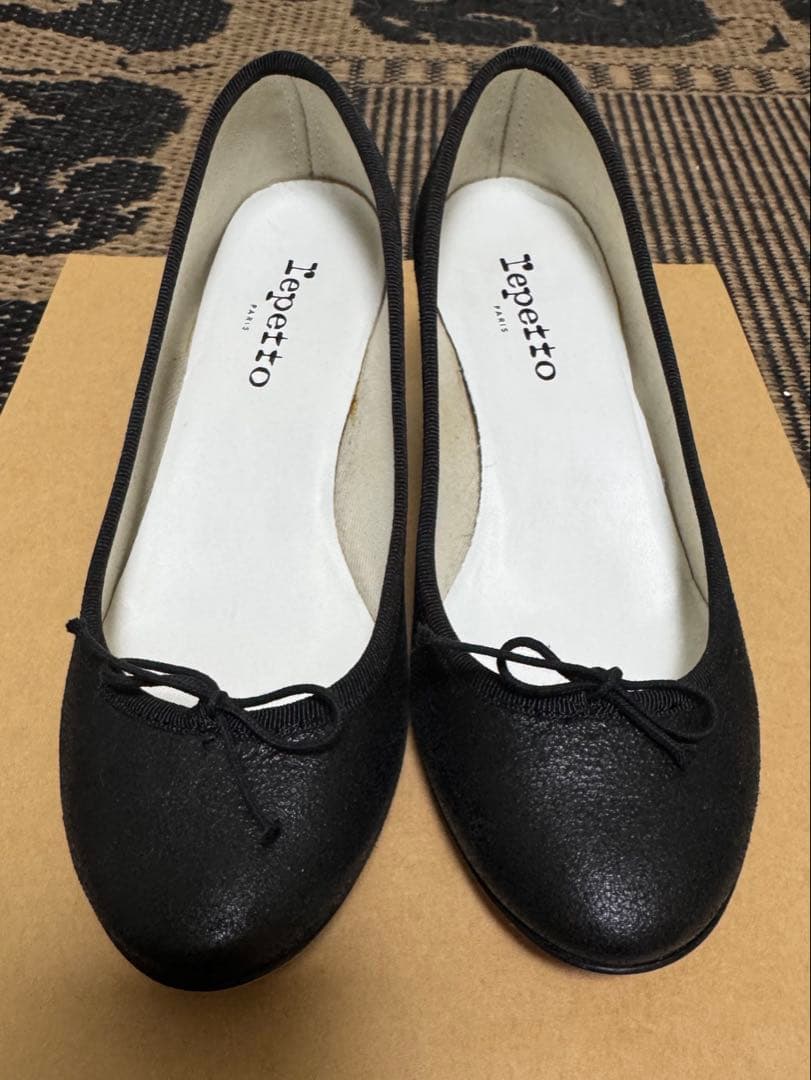 レペットRepetto ブラック バレエシューズ 37.5