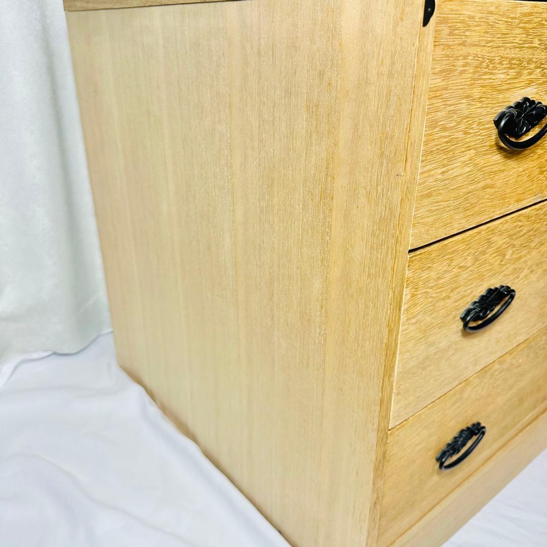 桐箪笥 和箪笥 タンス 3段 桐だんす 収納 レトロ 和モダン ビンテージ 桐