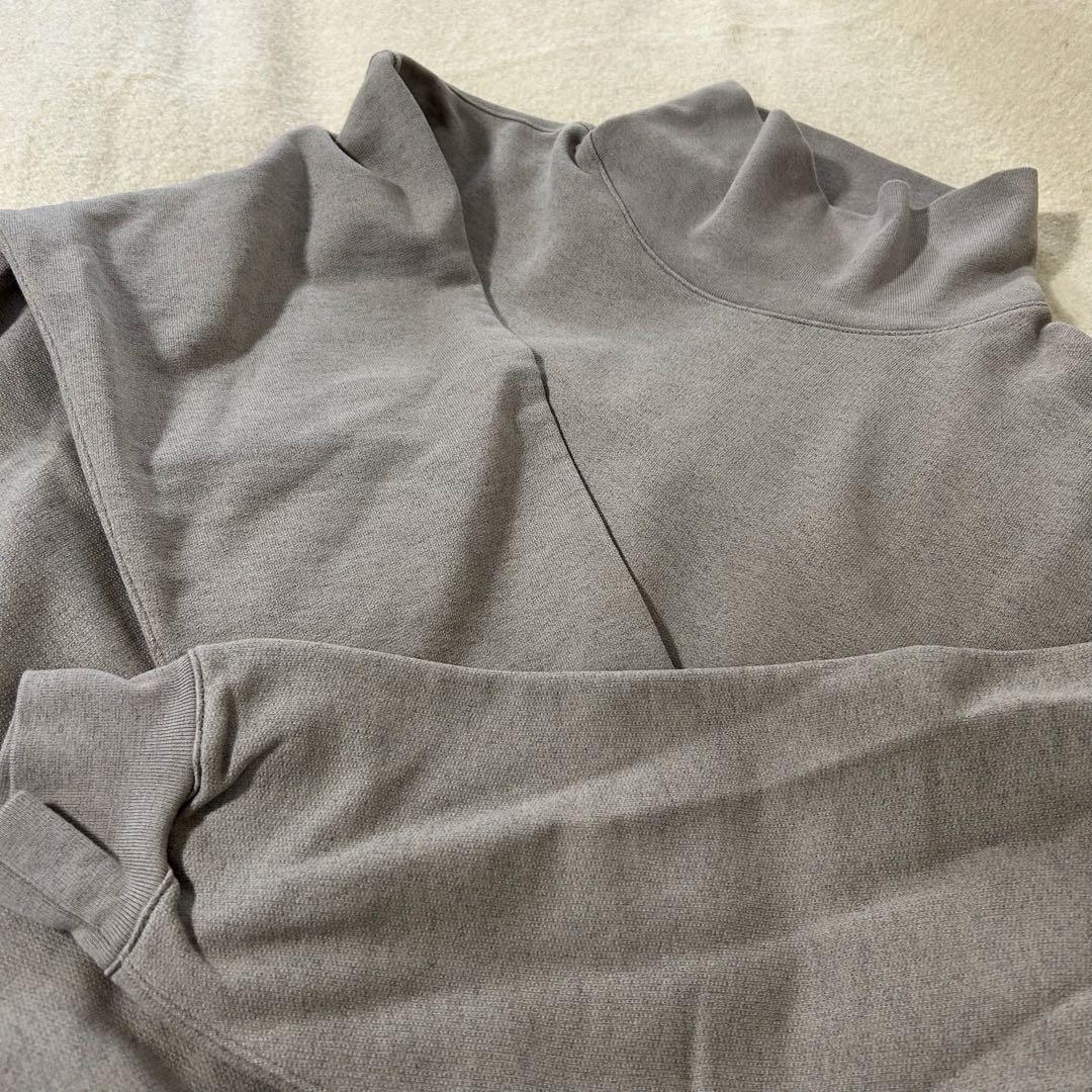 AURALEE オーラリー/スウェット/モックネックプルオーバー