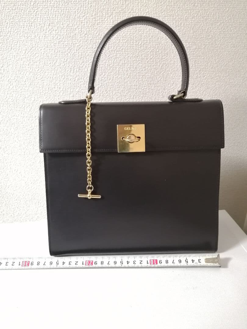 セリーヌ　ヴィンテージ　カバン美品、袋付き