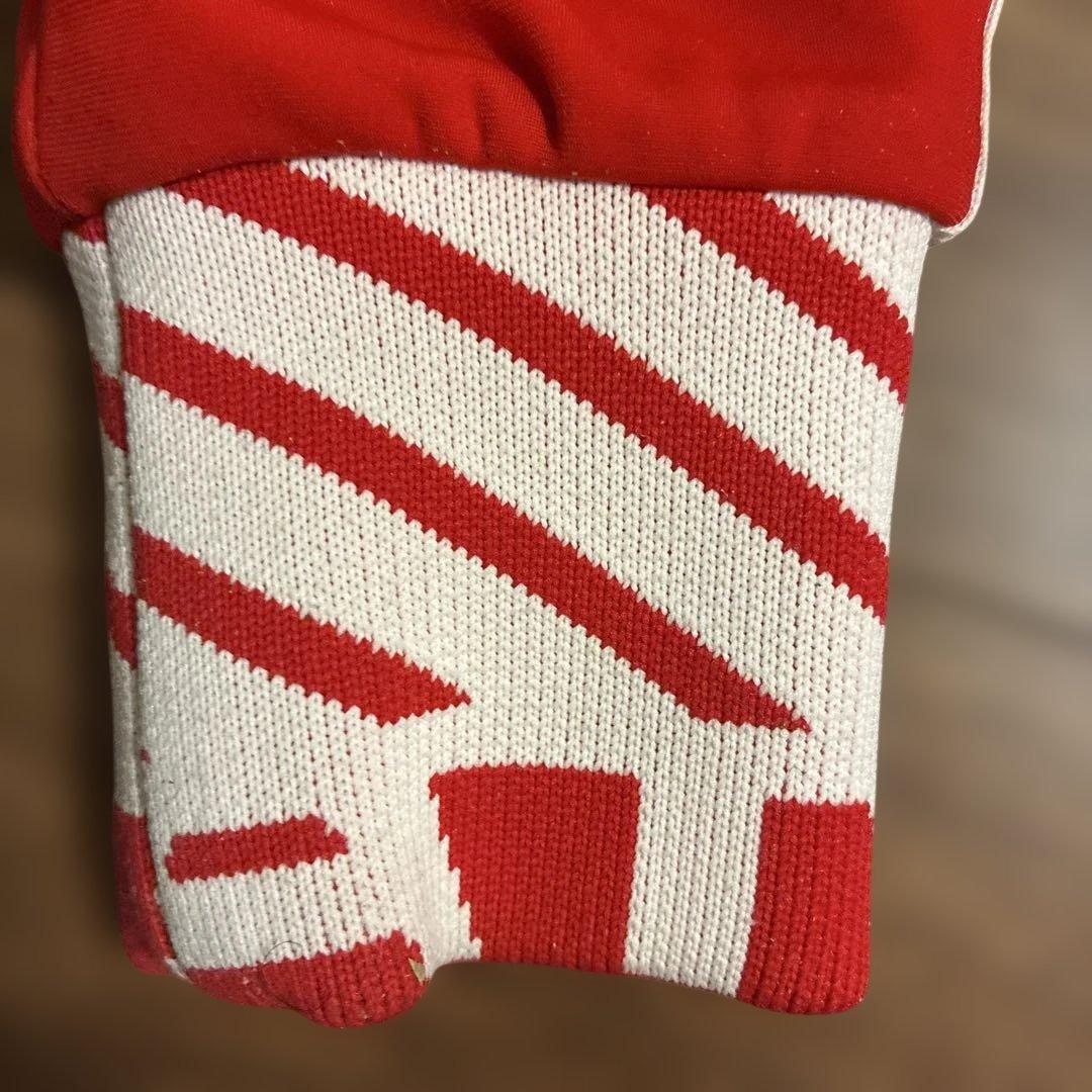 マークアンドロナ　ジャンバー　サイズ34 赤　ティー付き