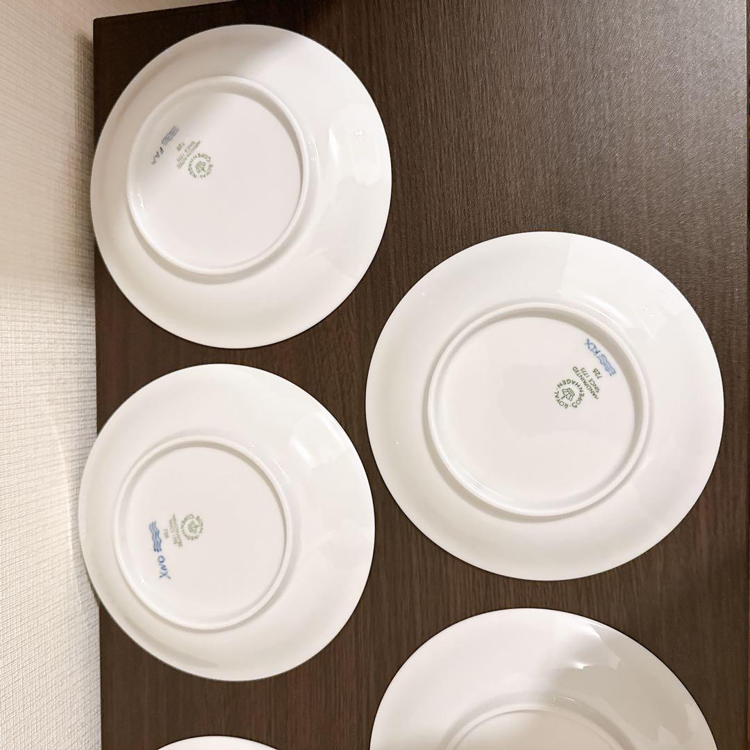 【ティム】ロイヤルコペンハーゲン　ブルーパルメッテ　15㎝　5枚