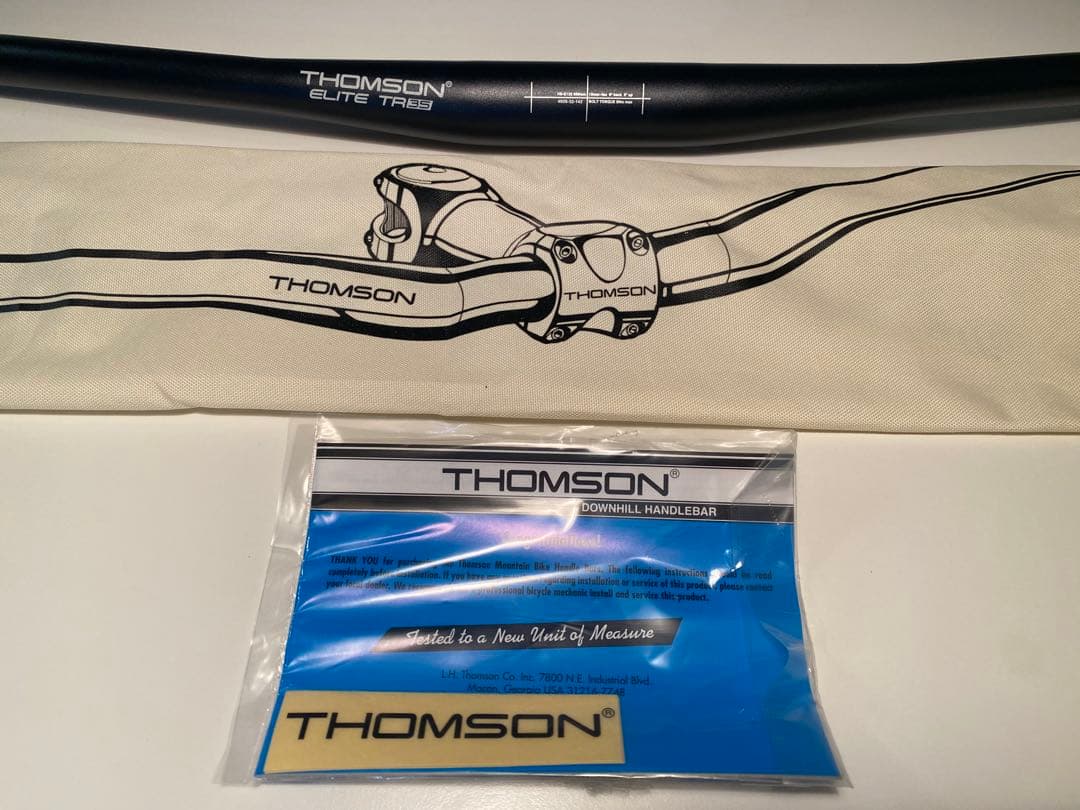 パーツ THOMSON ALUMINIUM RISER BAR 35MM