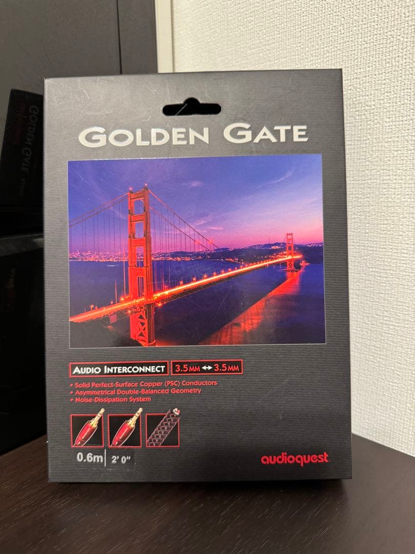 ケーブル・シールド audioquest Golden Gate 0.6m