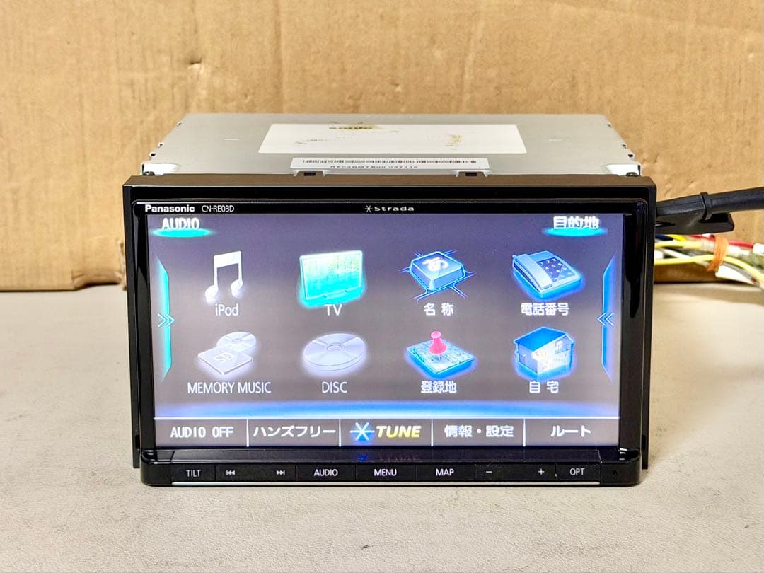 パナソニック Panasonic カーナビ ストラーダ CN-RE03D (A)