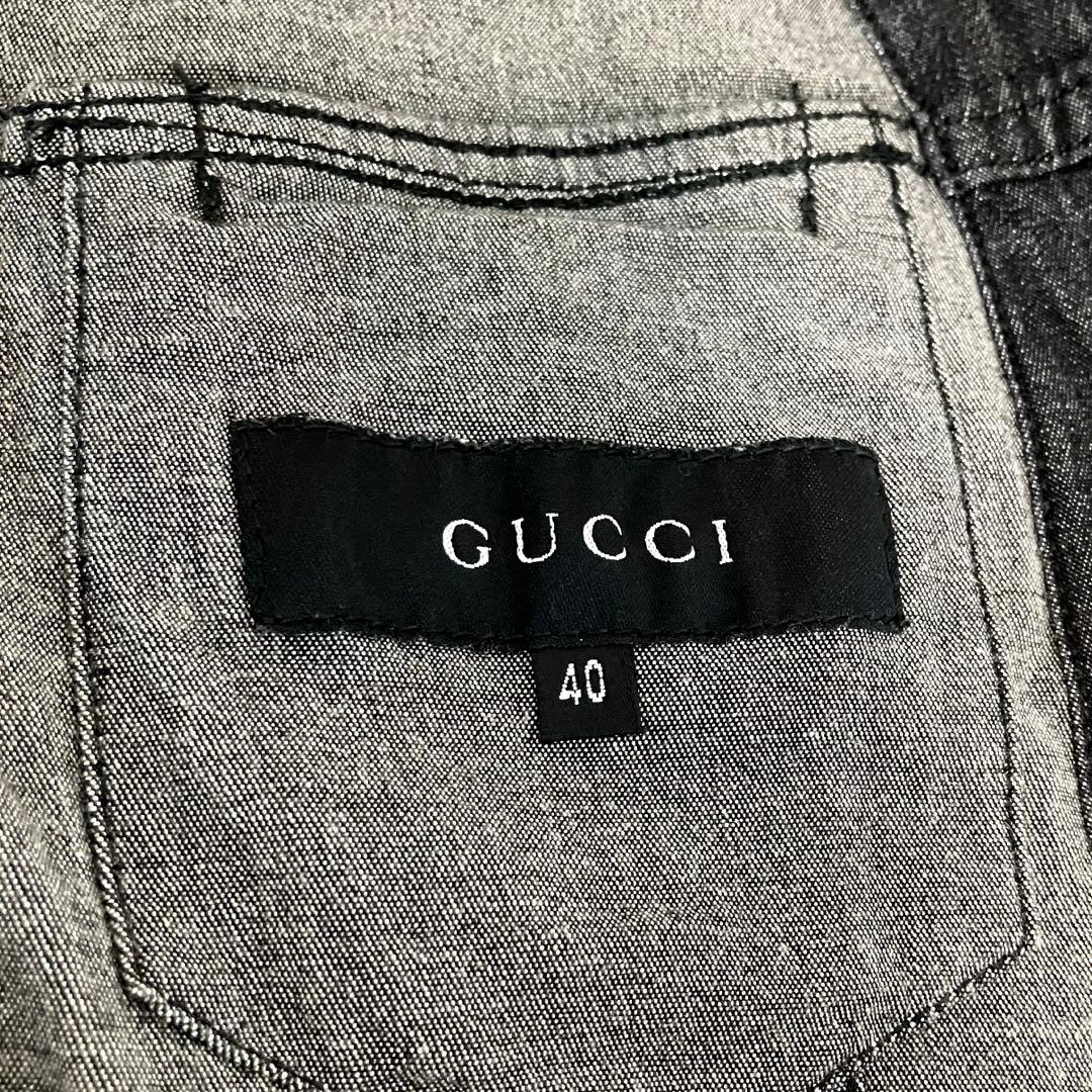 美品‼️GUCCI グッチ デニムジャケット 40サイズ レディース