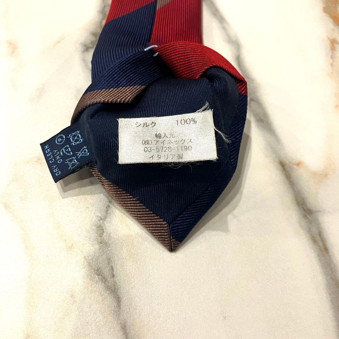 美品✨FRANCO BASSI for BEAMS レジメンタル ネクタイ