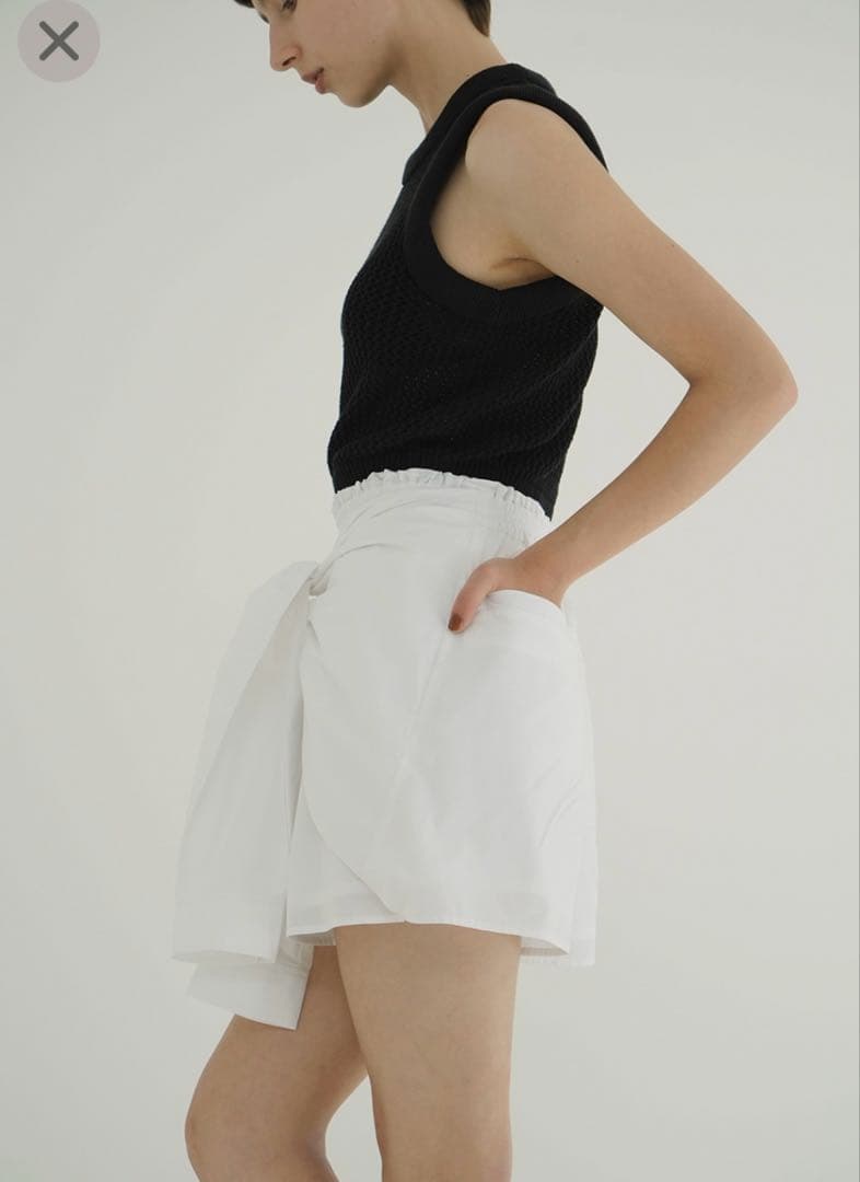 新品タグ付き◆CLANE◆SHIRT DETAIL SHORT PANTS