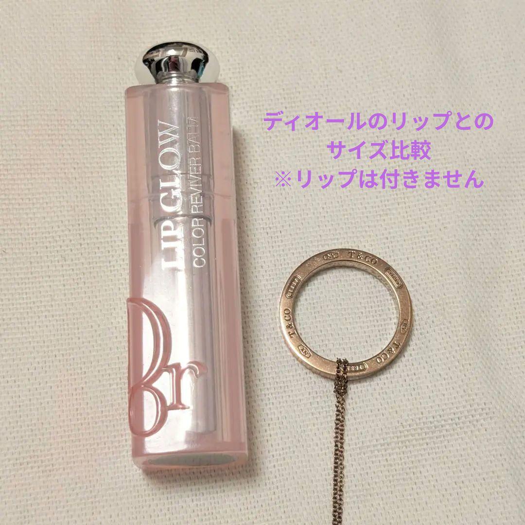 ティファニー 1837 ルベドメタル サークルネックレス ピンクゴールド色