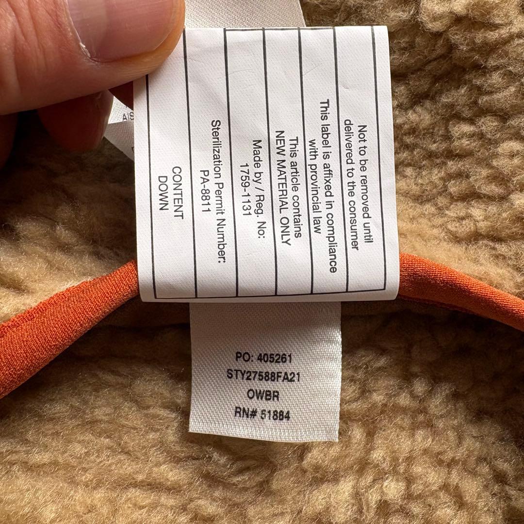 新品タグ付★パタゴニア　リバーシブル　ダウンベスト　ビビー　ボア　男女兼用