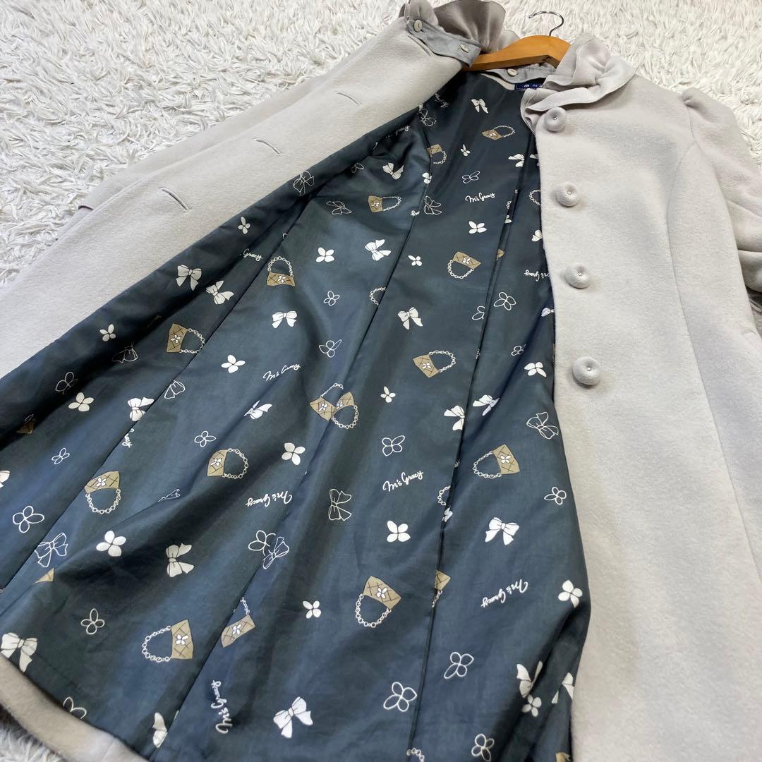 M'S GRACY エムズグレイシー 2way アンゴラウール コート