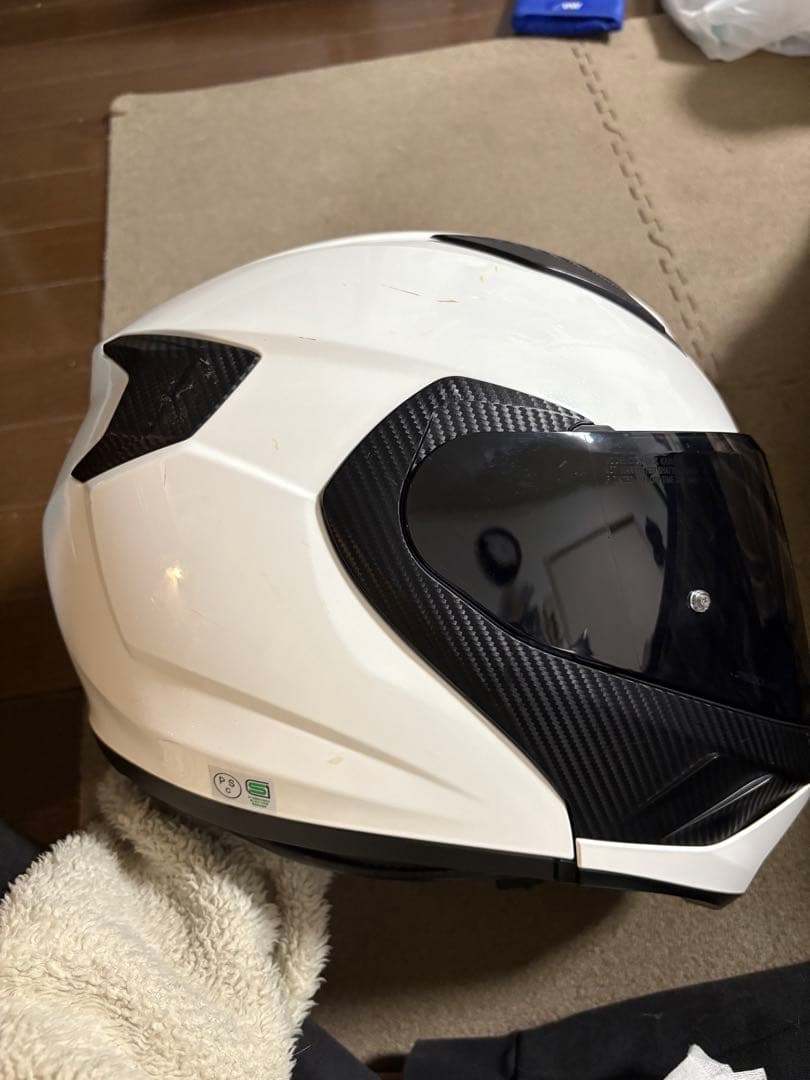 【値下済】カブト RYUKI システムヘルメット　Lサイズ曇り止めピンロック有