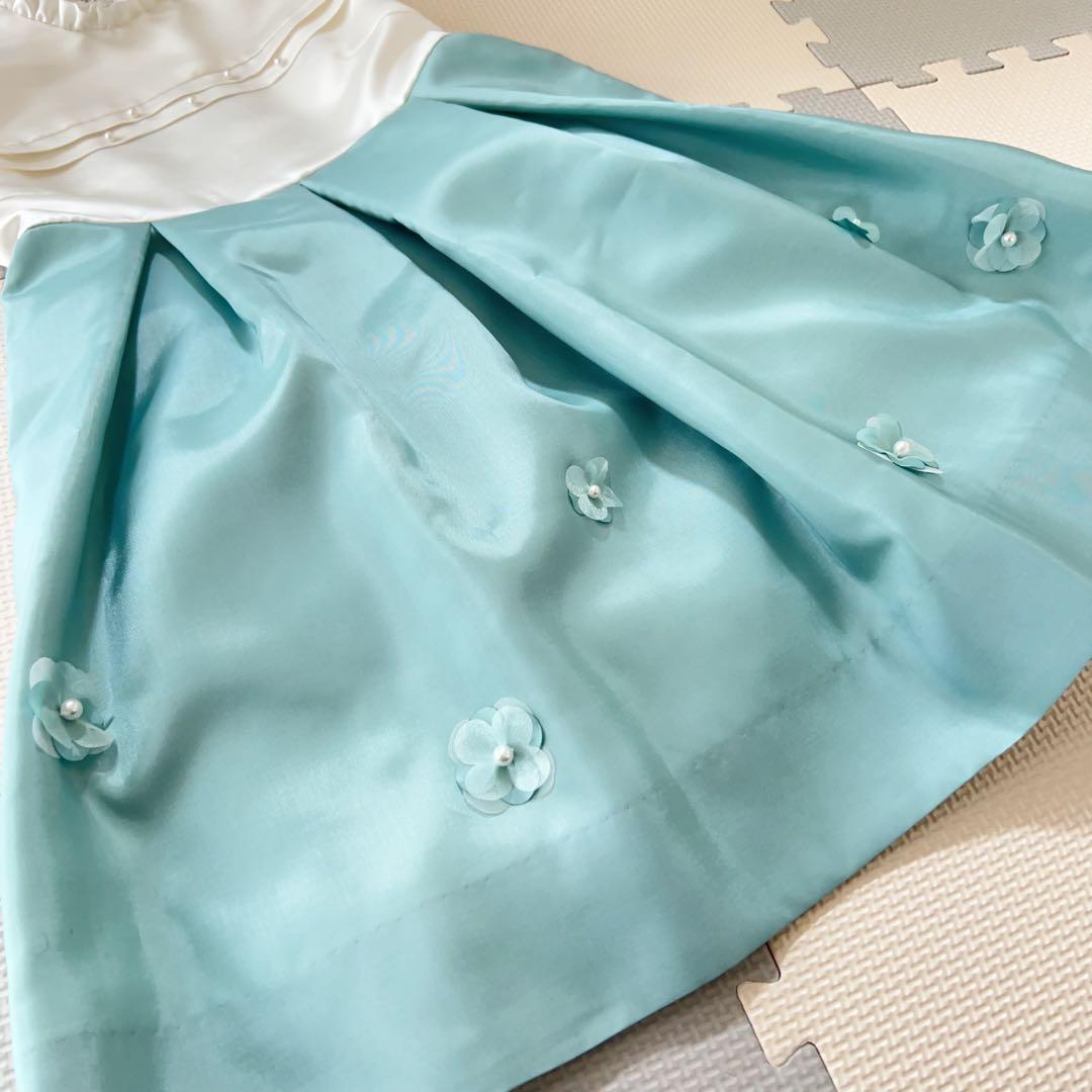 新品未使用　ファミリア　ワンピース　フォーマルドレス　パニエ付き　日本製　110