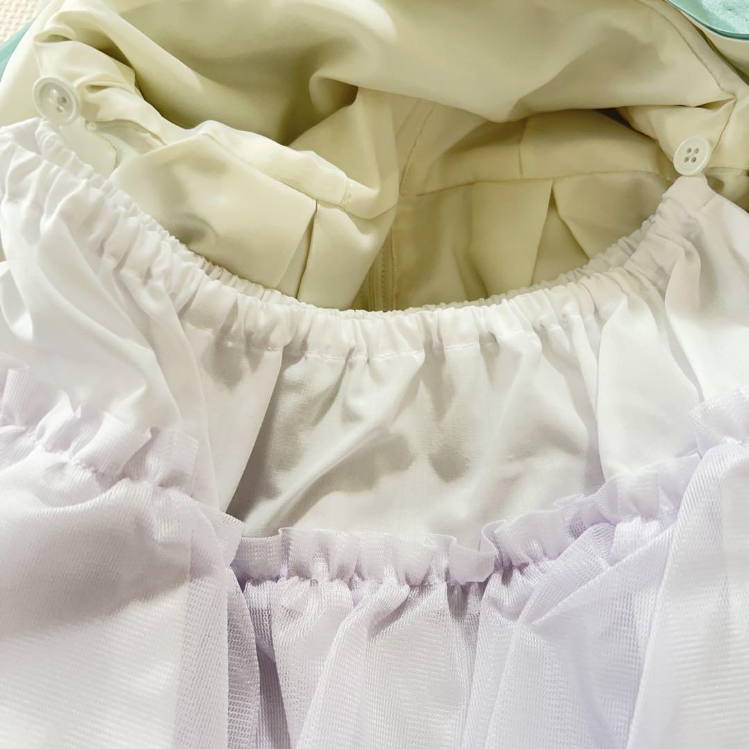 新品未使用　ファミリア　ワンピース　フォーマルドレス　パニエ付き　日本製　110