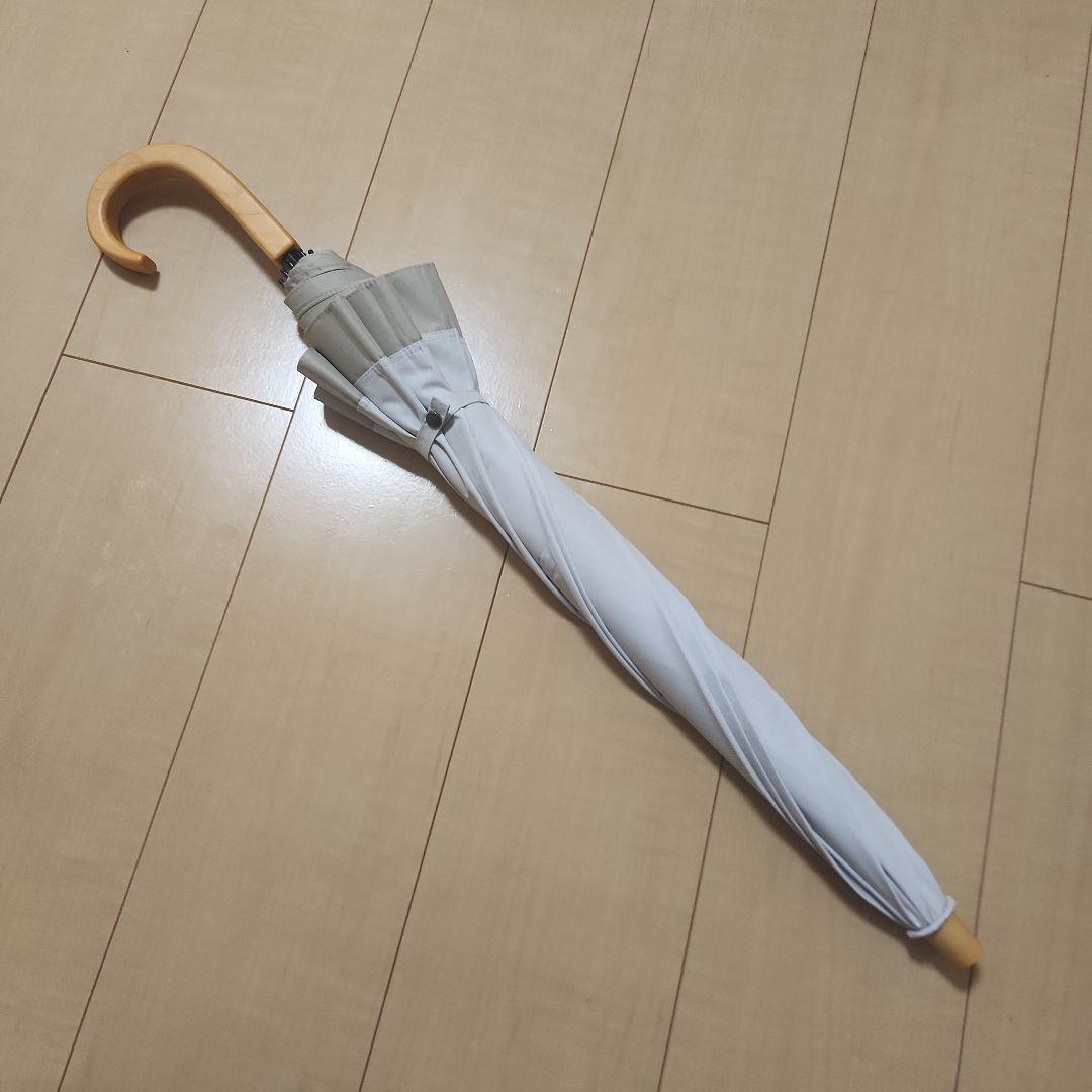 サンバリア100 日傘 2段 コンビ ホワイト