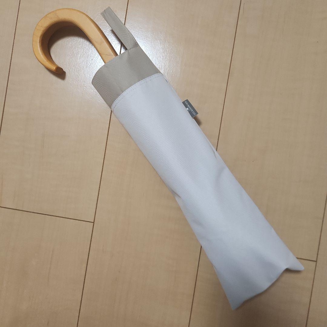 サンバリア100 日傘 2段 コンビ ホワイト