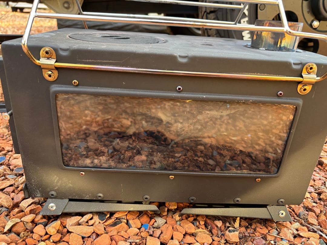 SENQI ペレット薪ストーブ　二回使用　ブラック