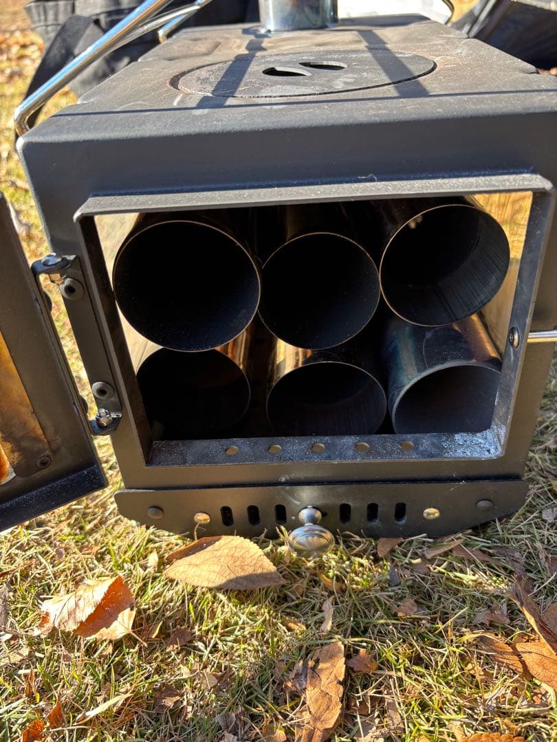 SENQI ペレット薪ストーブ　二回使用　ブラック