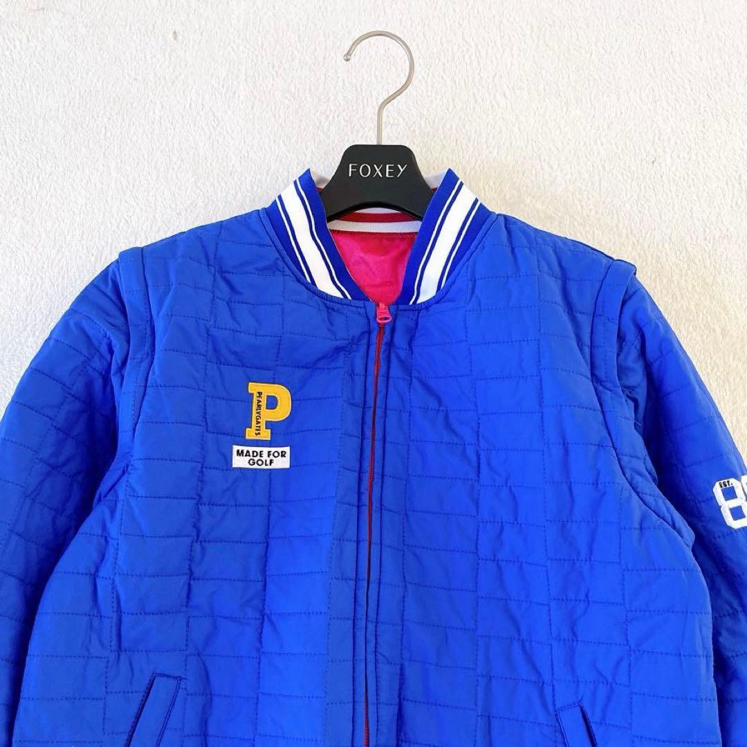 極美品★PEARLY GATES★23年 中綿リバーシブルジャンパー 4way0