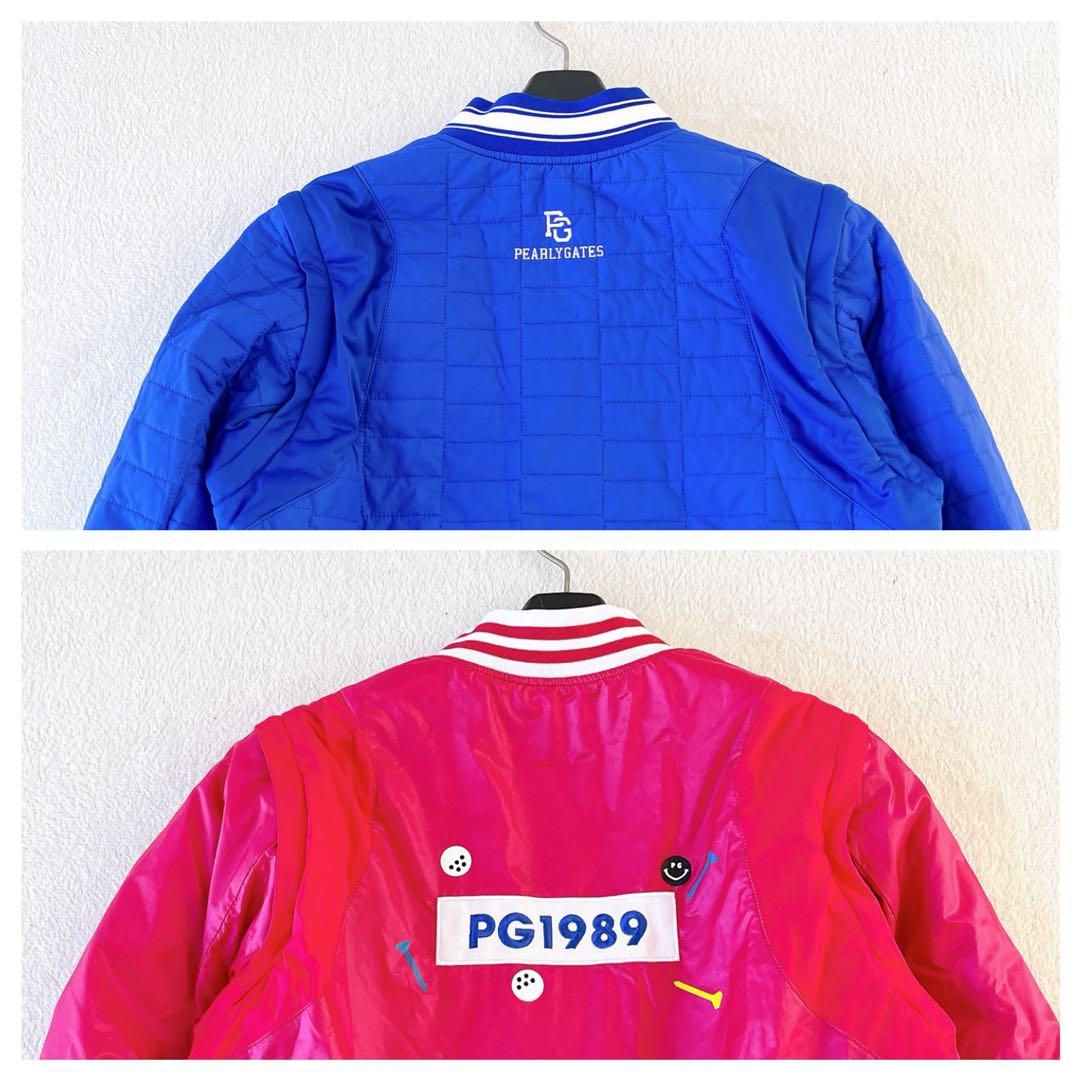 極美品★PEARLY GATES★23年 中綿リバーシブルジャンパー 4way0