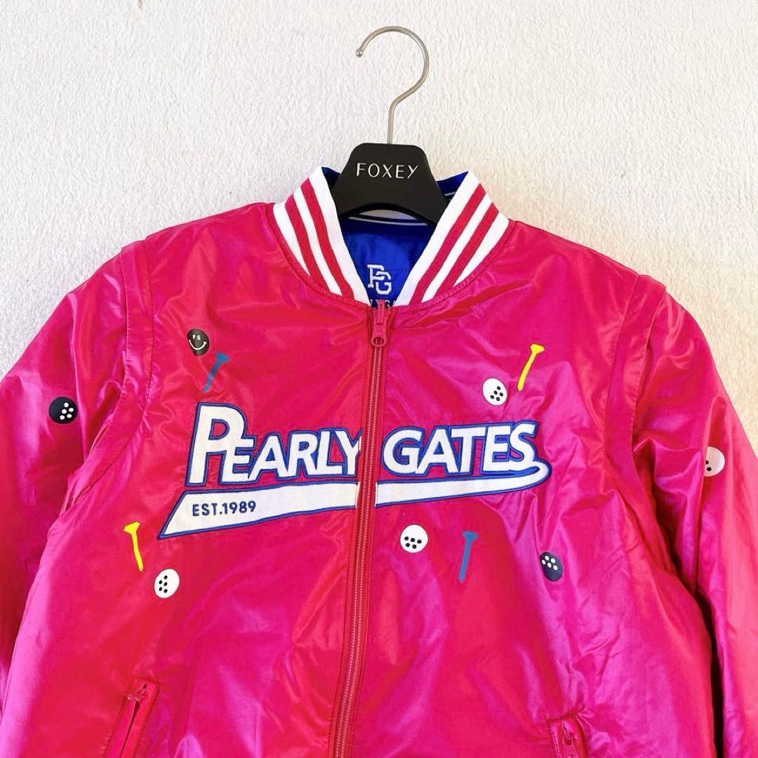極美品★PEARLY GATES★23年 中綿リバーシブルジャンパー 4way0