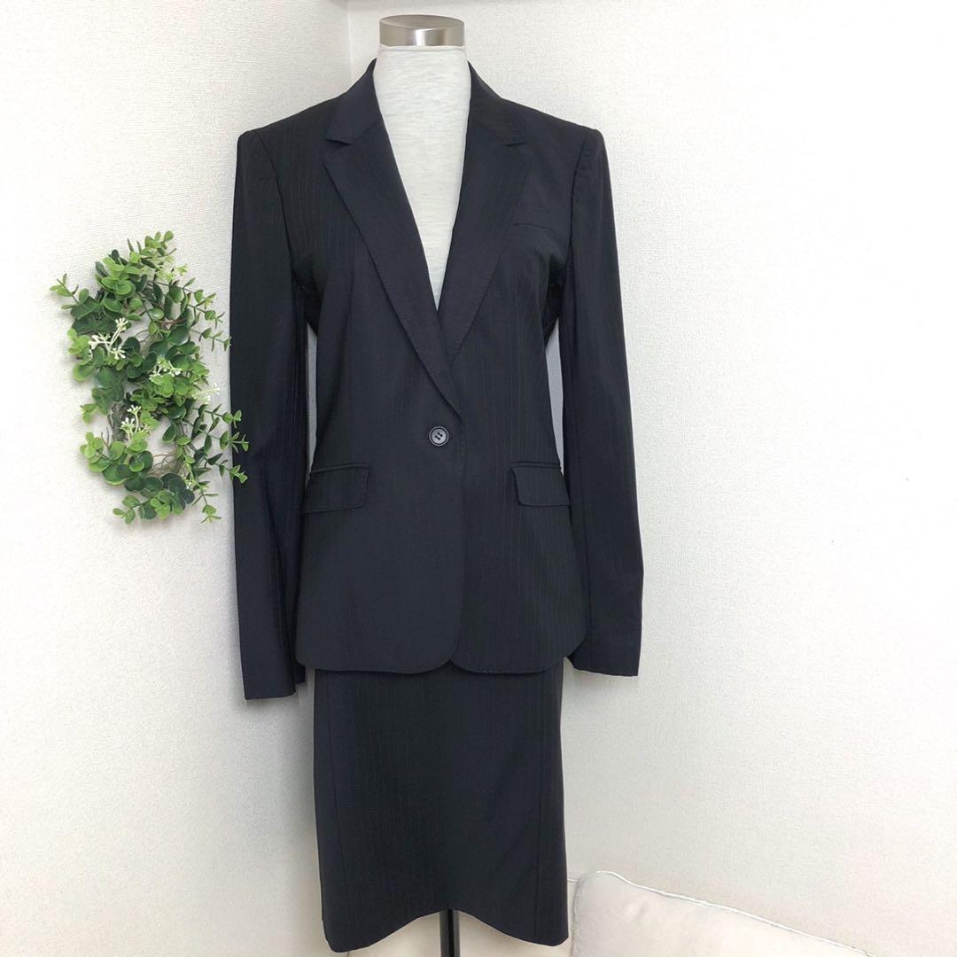 23区バハリエの高級素材スーツ（42Ｔ）ジャケットスカート