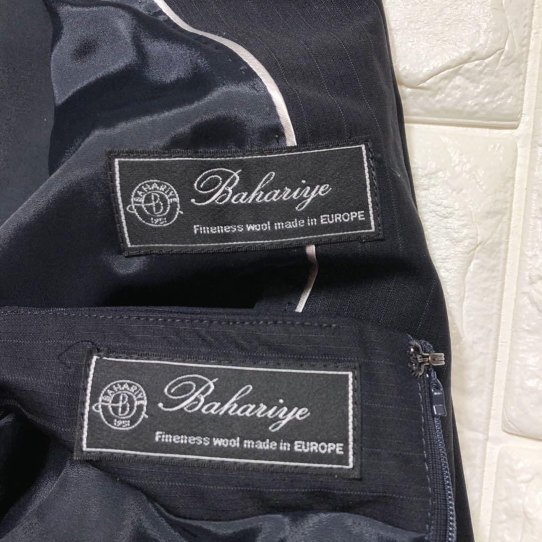 23区バハリエの高級素材スーツ（42Ｔ）ジャケットスカート