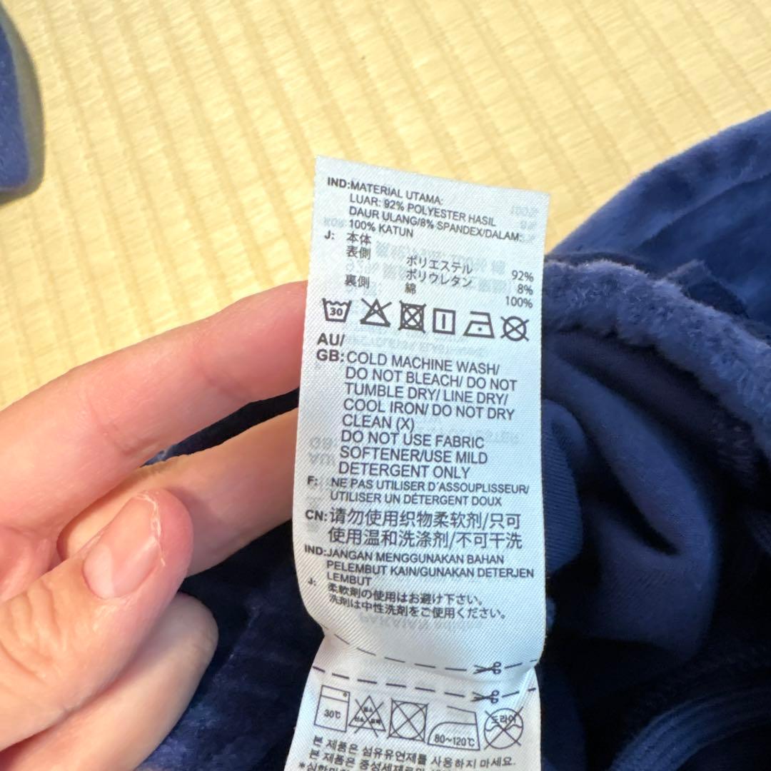 adidas ベロアジャージセット