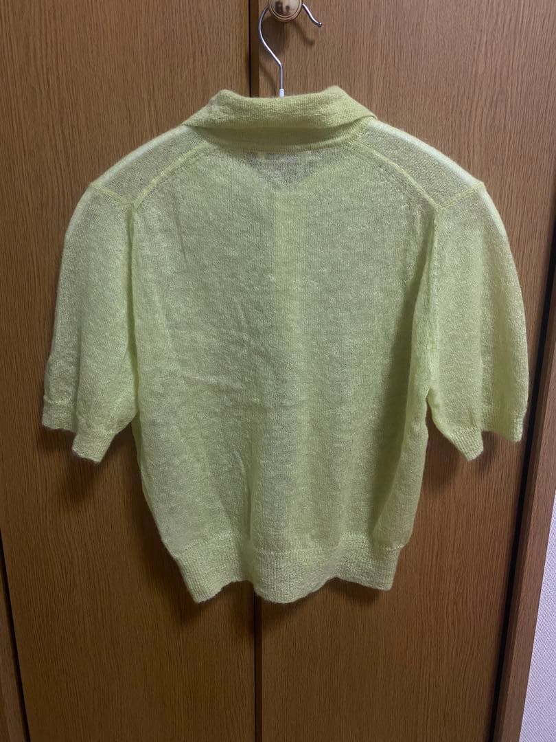 オーラリー AURALEE MOHAIR SHEER KNIT CARDIGAN