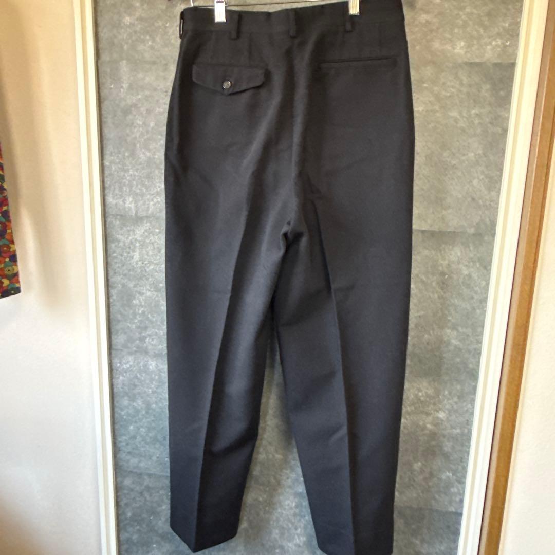 COMME des GARCONS HOMME ツータックパンツ ブラック　M