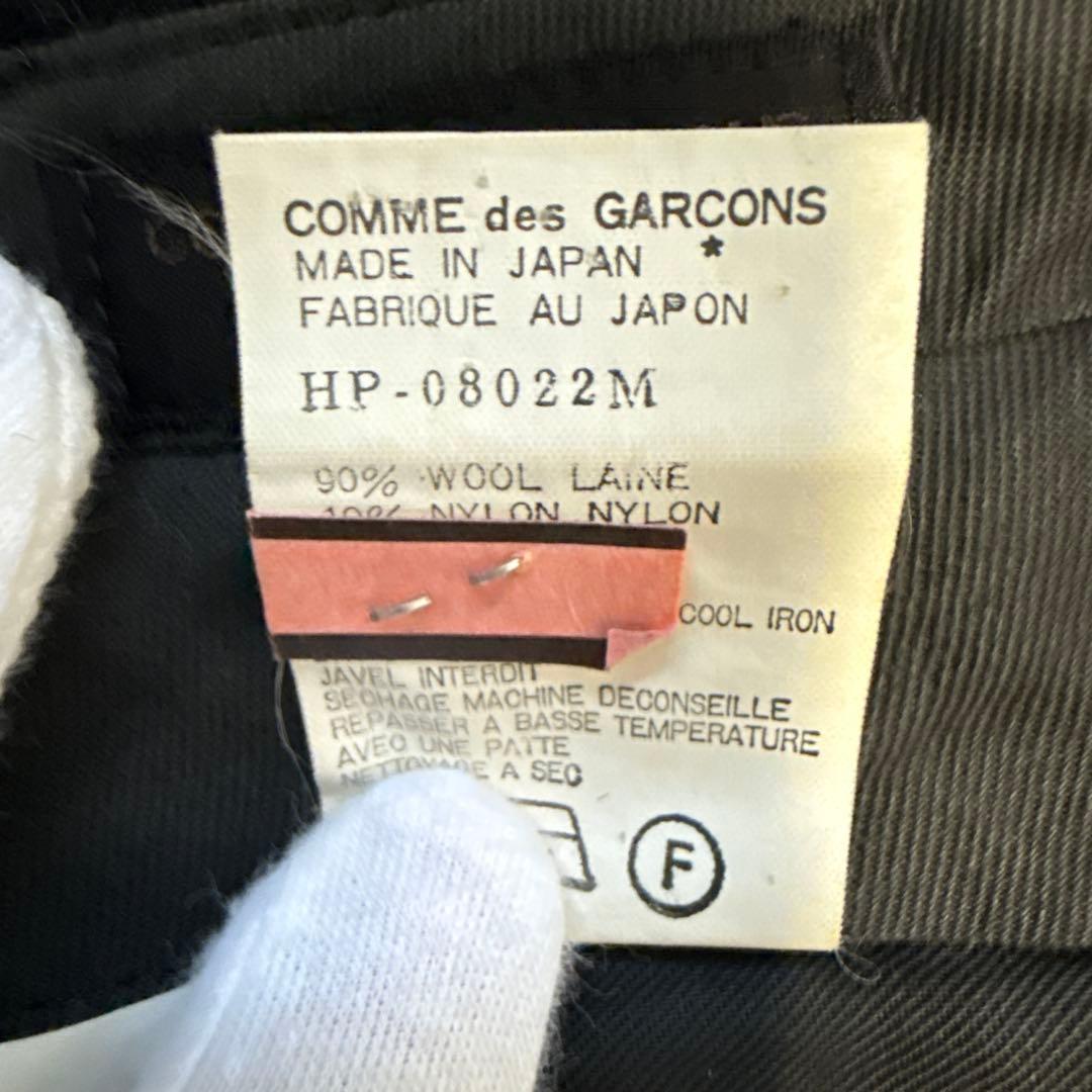 COMME des GARCONS HOMME ツータックパンツ ブラック　M