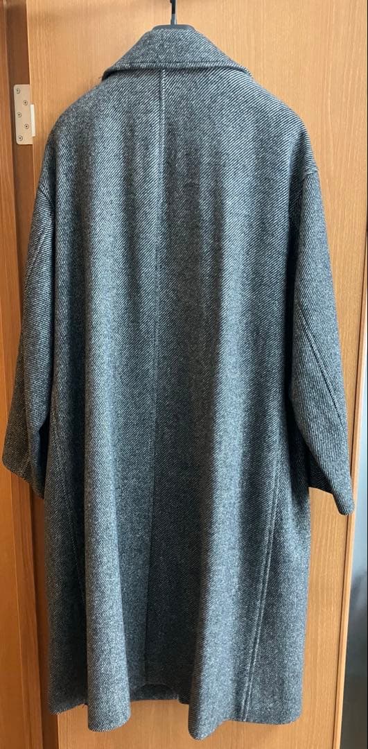 EDIFICE ナチュラル メリノウール ダブルオーバーコート