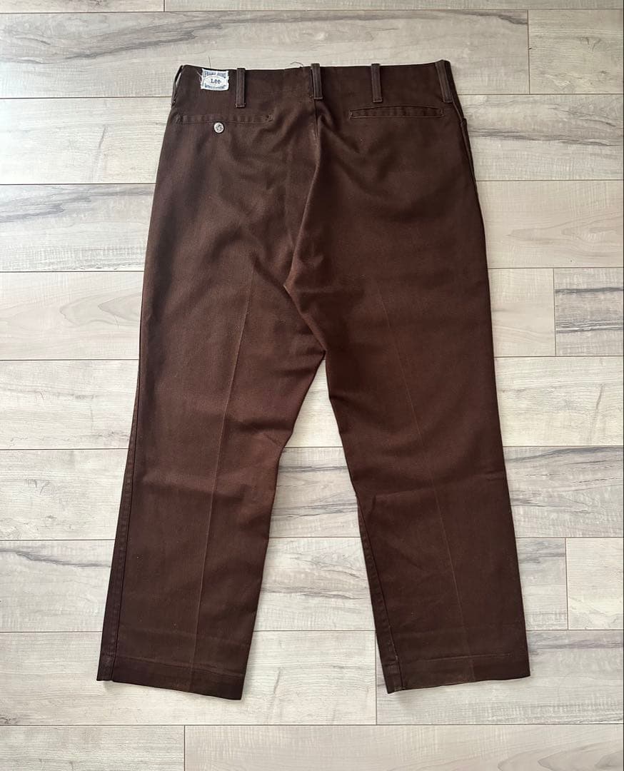 【極上/状態◎/神サイズ】 〜70s USA製 LEE フリスコ パンツ