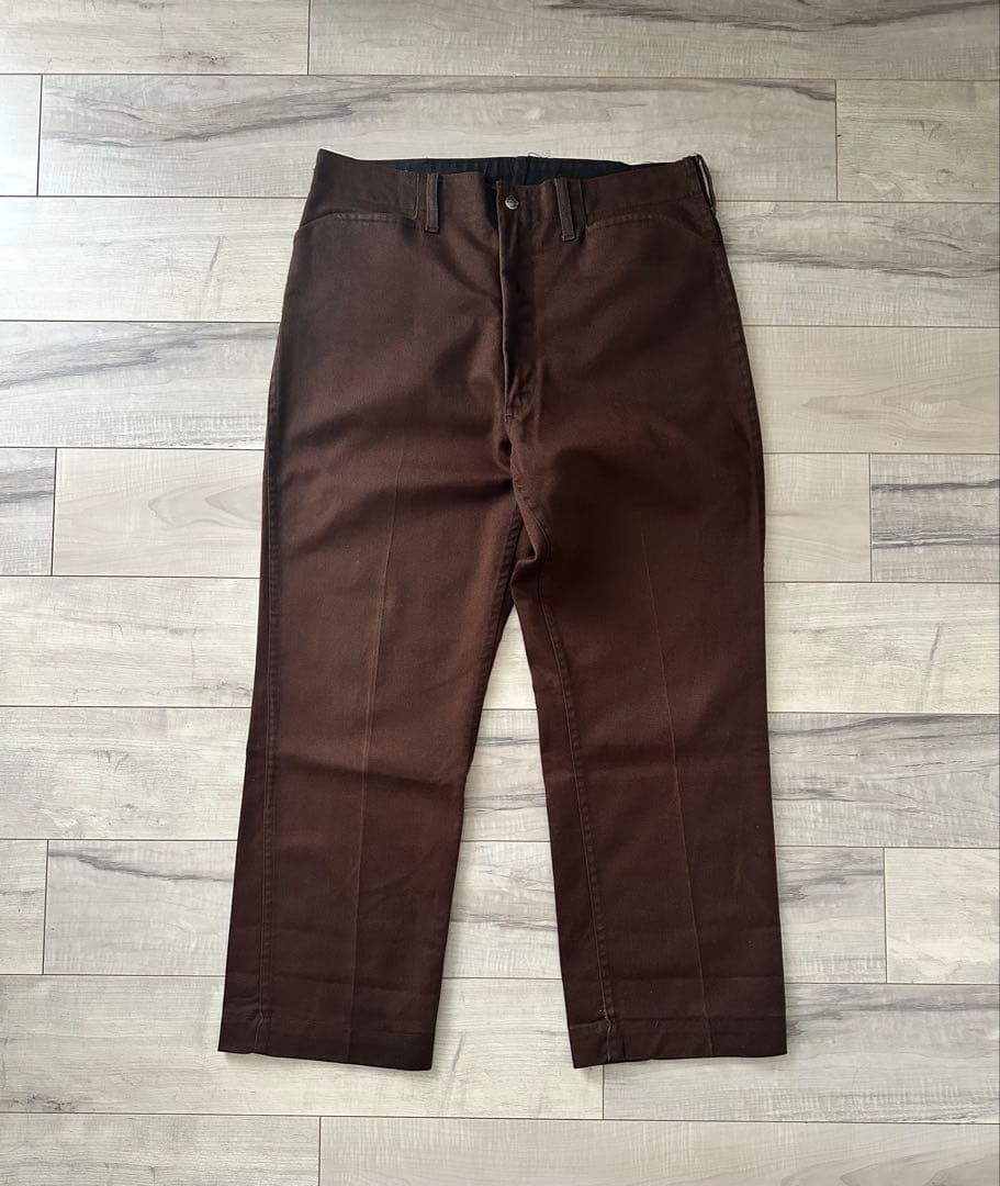 【極上/状態◎/神サイズ】 〜70s USA製 LEE フリスコ パンツ