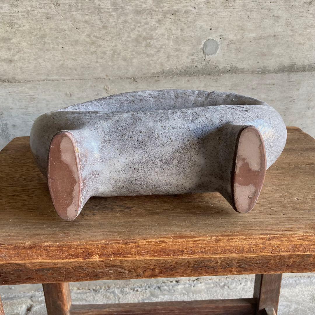 みゆき⁇ 花器 花瓶 フラワーベース 置物 オブジェ 陶器 モダン ３点 レトロ