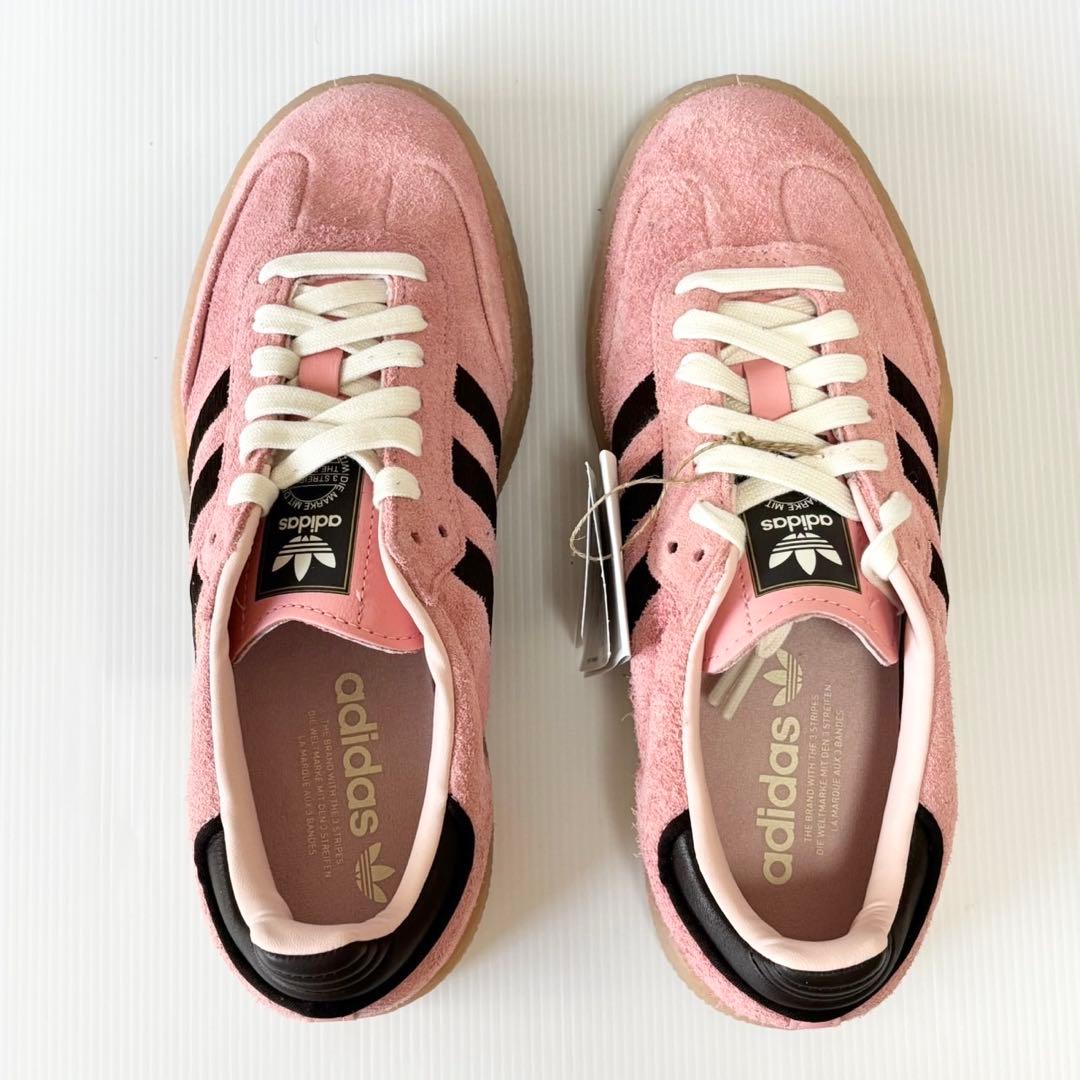 新品未使用　adidas アディダス　サンバ　SAMBAE 24.5cm ピンク