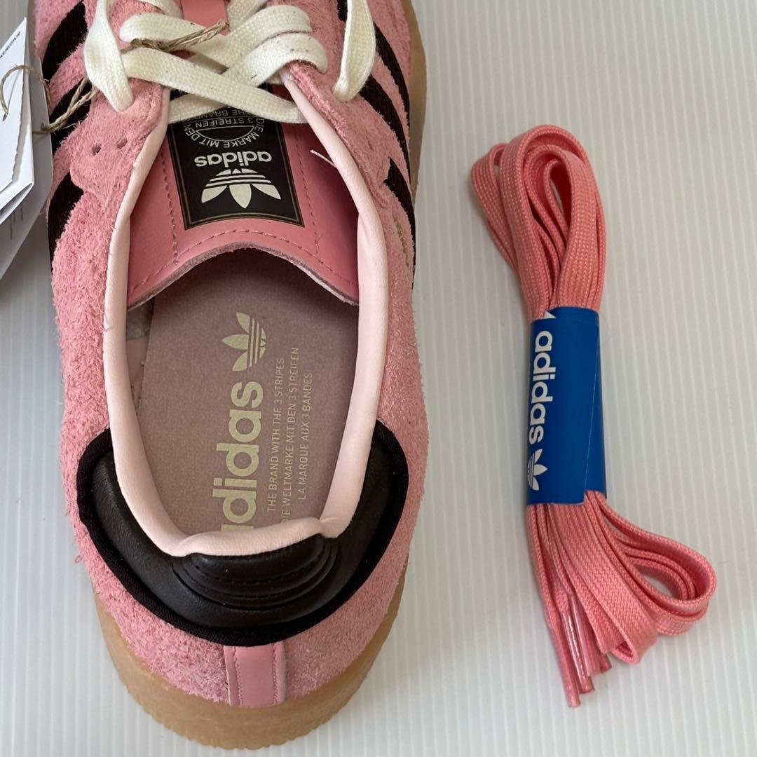新品未使用　adidas アディダス　サンバ　SAMBAE 24.5cm ピンク