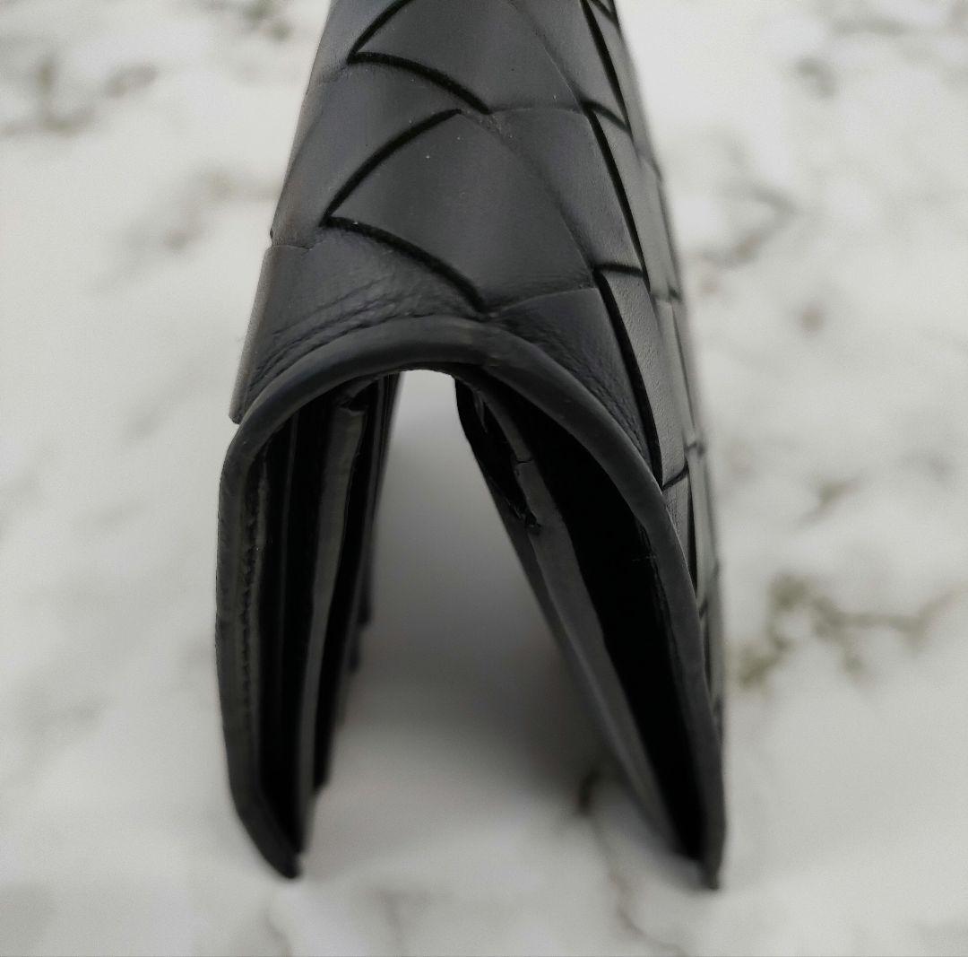 APR01 ボッテガヴェネタ 極美品 マキシイントレチャート 2つ折り財布