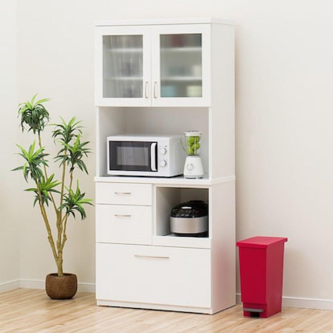 ニトリ キッチンボード(コパン T 80KB WH)