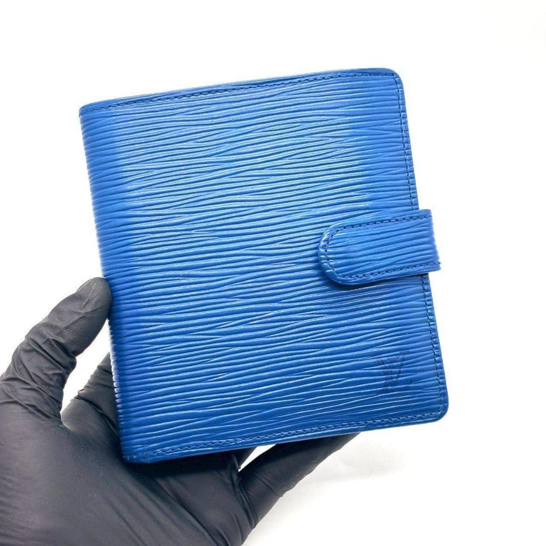 き*ま様 ルイ・ヴィトン　エピ 二つ折り財布 ポルトビエ・コンパクト M6355