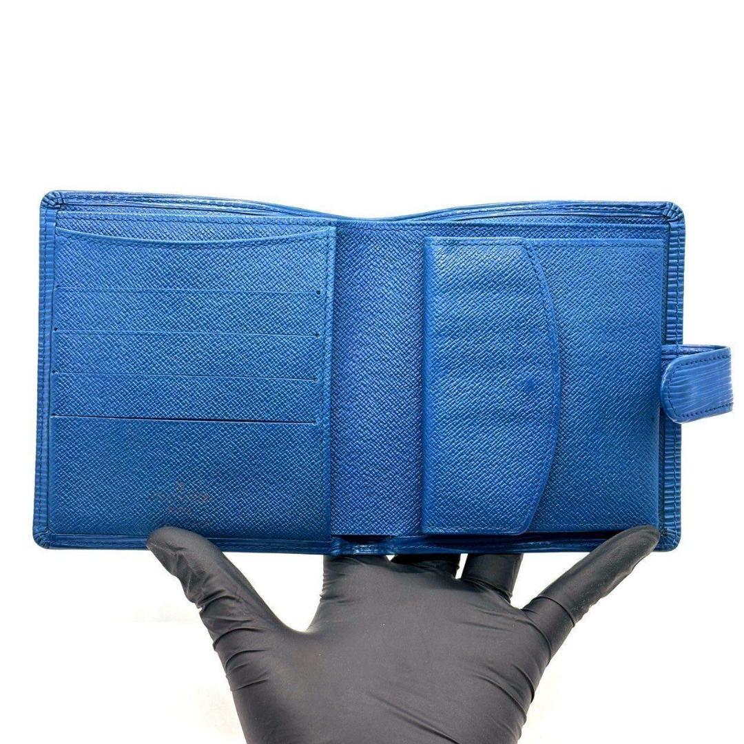 き*ま様 ルイ・ヴィトン　エピ 二つ折り財布 ポルトビエ・コンパクト M6355