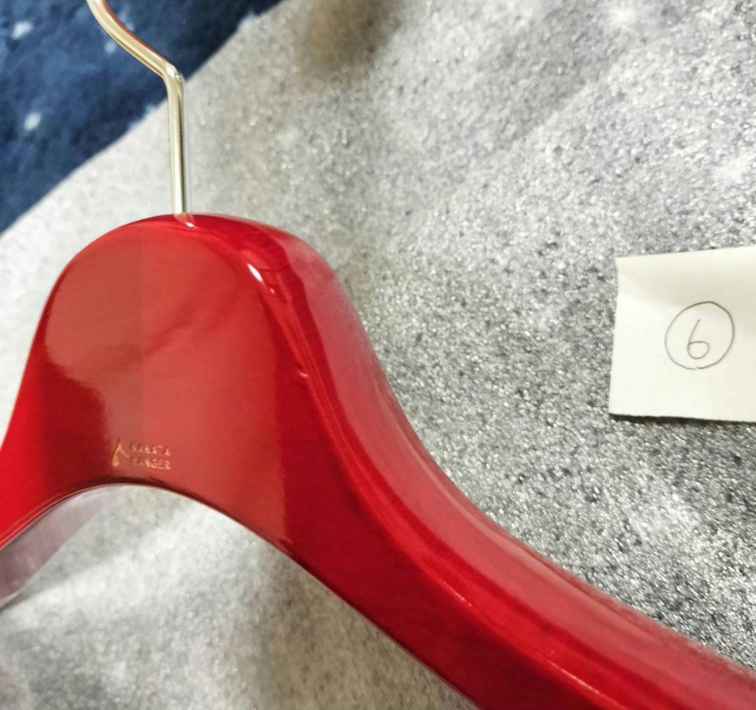 赤色 NAKATA HANGER レディース 約39cm 6本セット