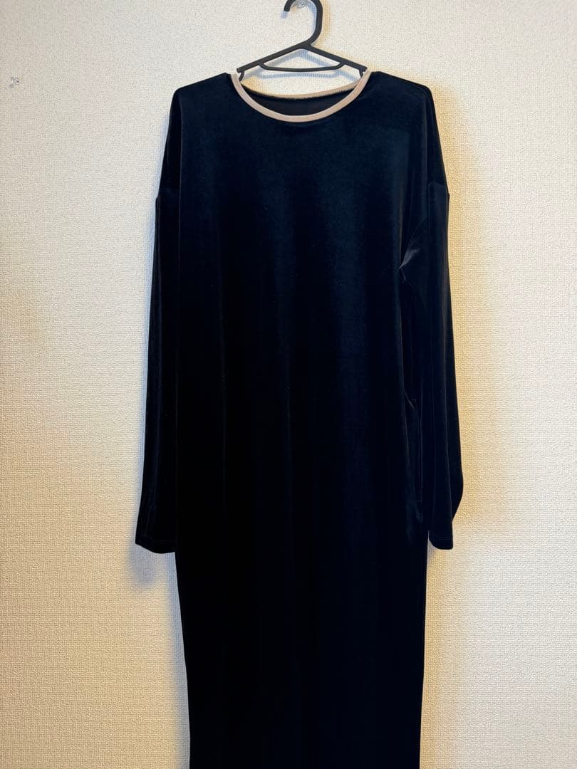 CITY SHOP ブラック ロングワンピース 36
